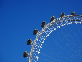 A quarter of The London Eye from the boat
